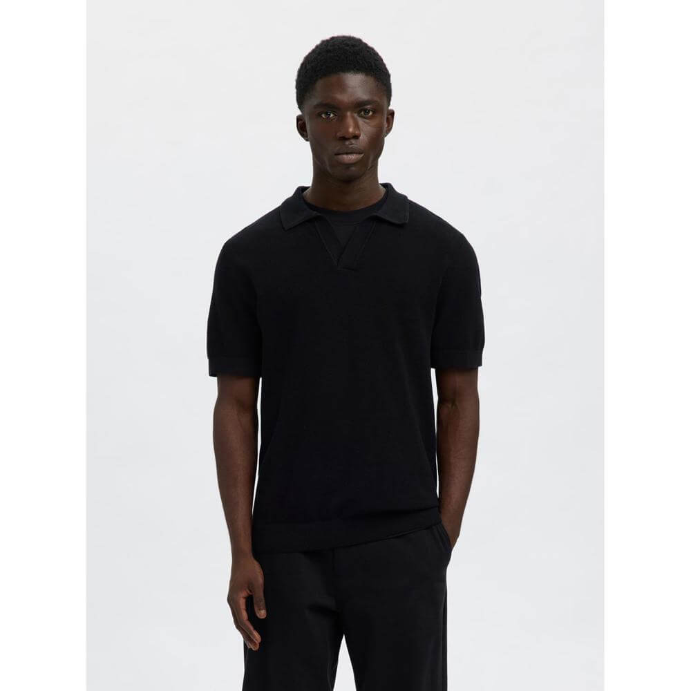 Selected Homme Colibri Knit Polo Shirt